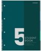 Kołonotes B5 100 k. kratka Student Book 5 przedmiotów, Top 2000